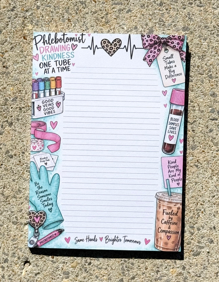 Phlebotomist Notepad C