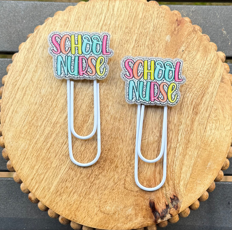 School Nurse Bookmark Set B