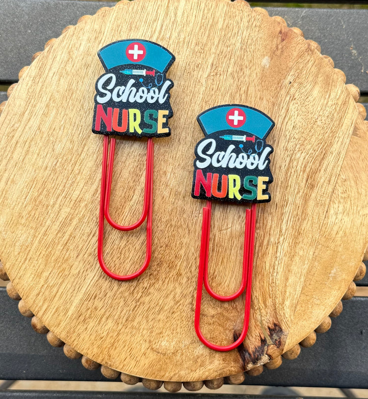 School Nurse Bookmark Set A