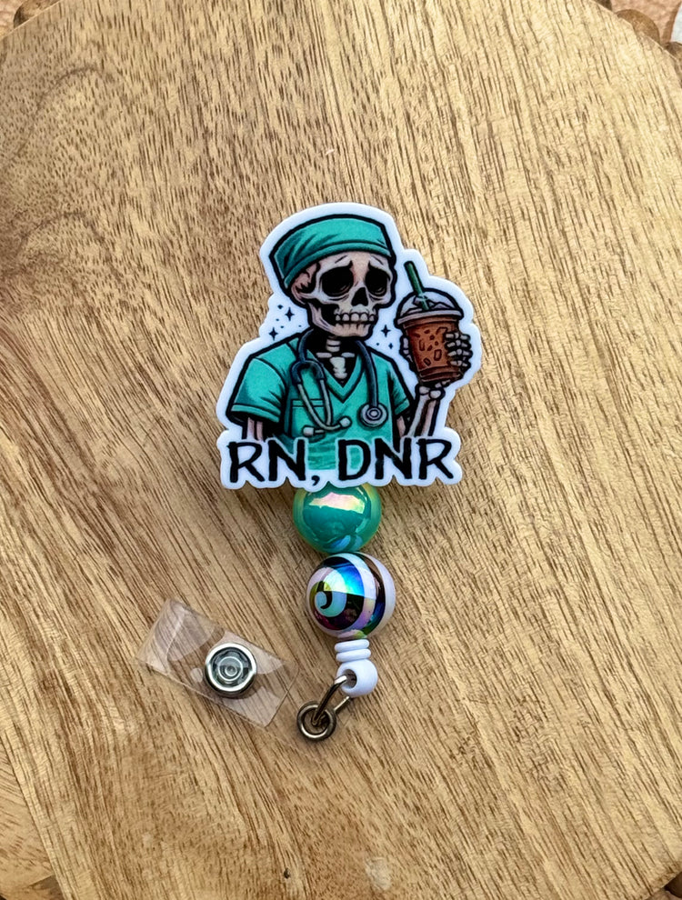 RN DNR Badge Reel