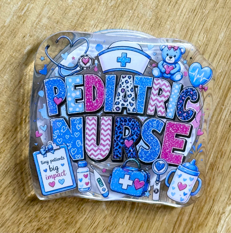 Pediatric Nurse Phone Magnet