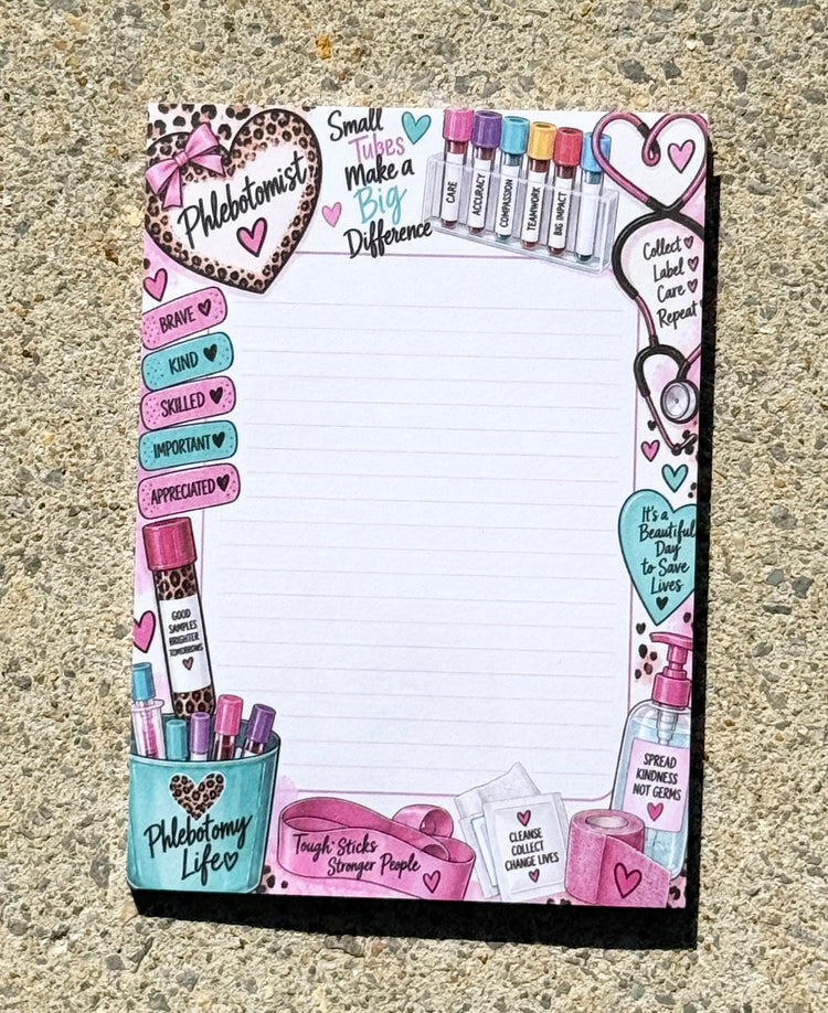 Phlebotomist Notepad A