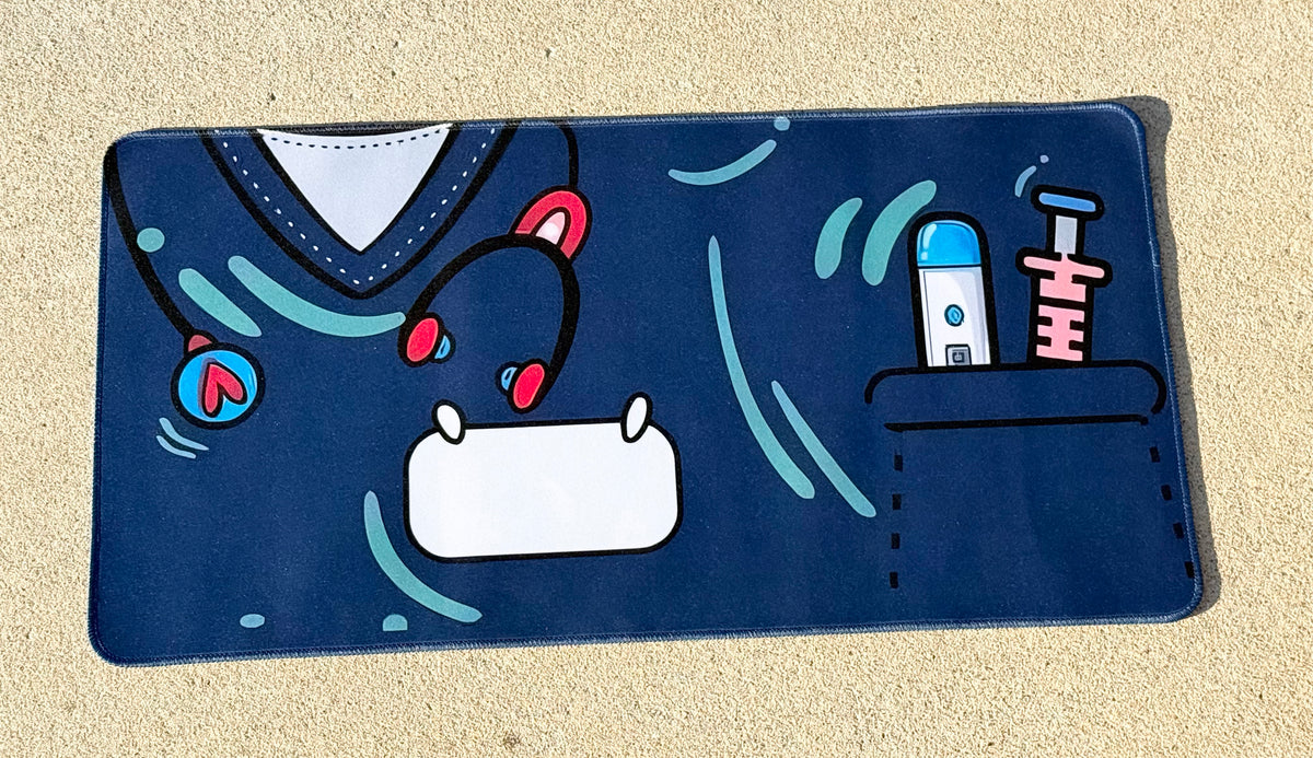 Scrub Top Desk Mat