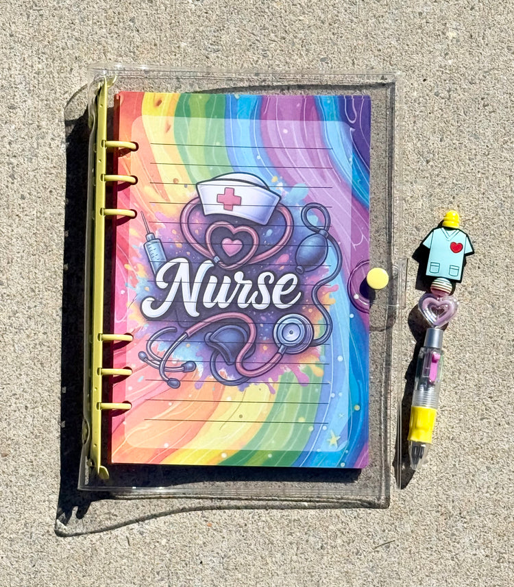 Clear Nurse Binder Set A