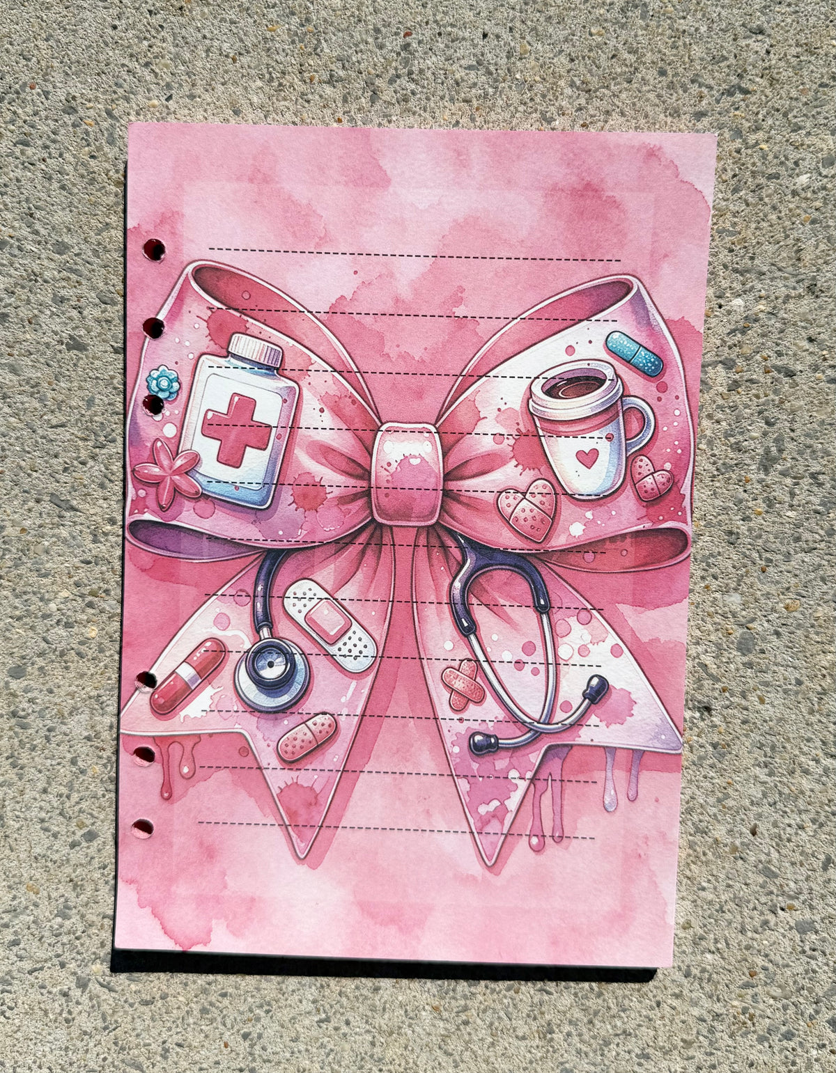 Nurse Bow Binder Set