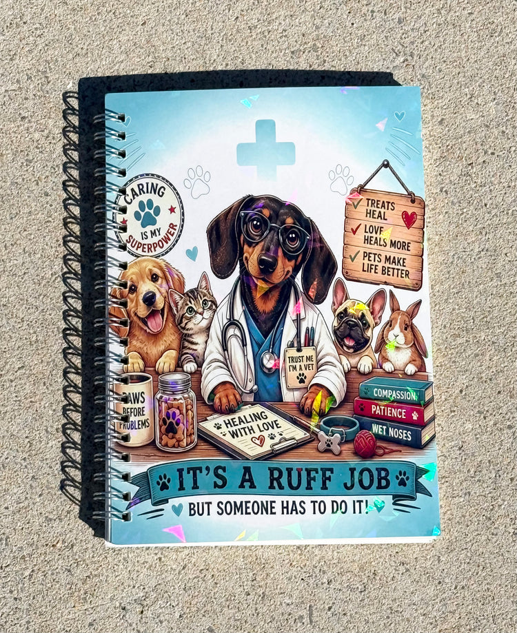 Veterinarian Puppy Notebook