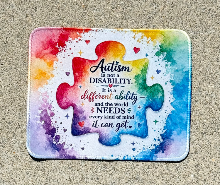 Autism Puzzle Piece Mousepad